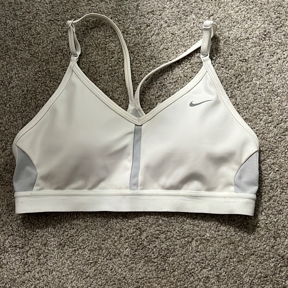 White nike bra